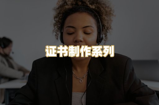 证书制作系列